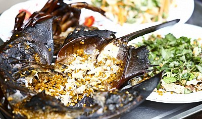 Sam biển nướng – món ăn nổi tiếng không thể thiếu Sam biển nướng – món ăn nổi tiếng không thể thiếu