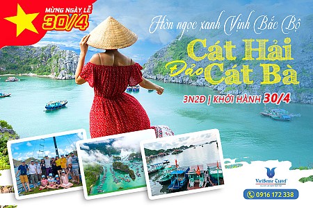 Cát Bà - Vịnh Lan Hạ - Đảo Khỉ | Dịp Lễ 30/04