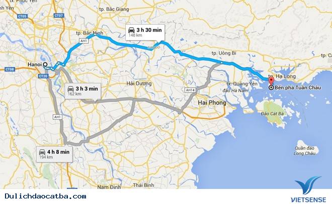 Ra Cát Bà theo hướng bến phà Tuần Châu. - Ảnh 1